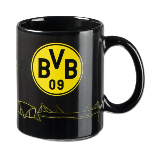 Borussia Dortmund BVB Zaubertasse Skyline 0,3 L